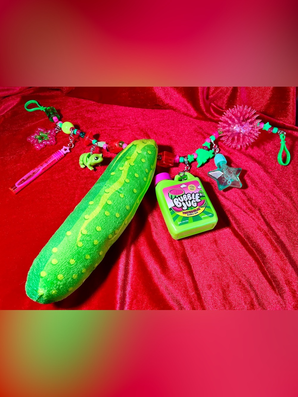 Junk Chain - Pink/Green 💚🩷